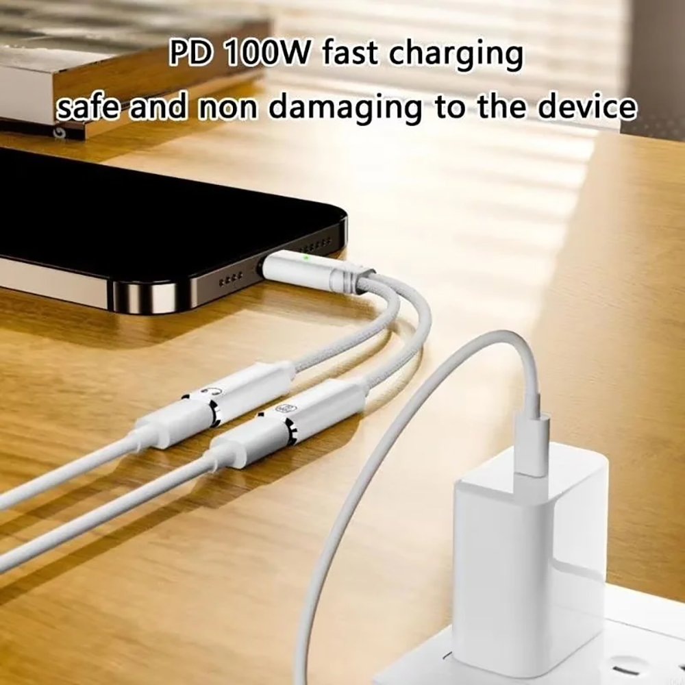 USB C Splitter 2 in 1 Headphon - огляд і ціна Laptop Accessories Macbook