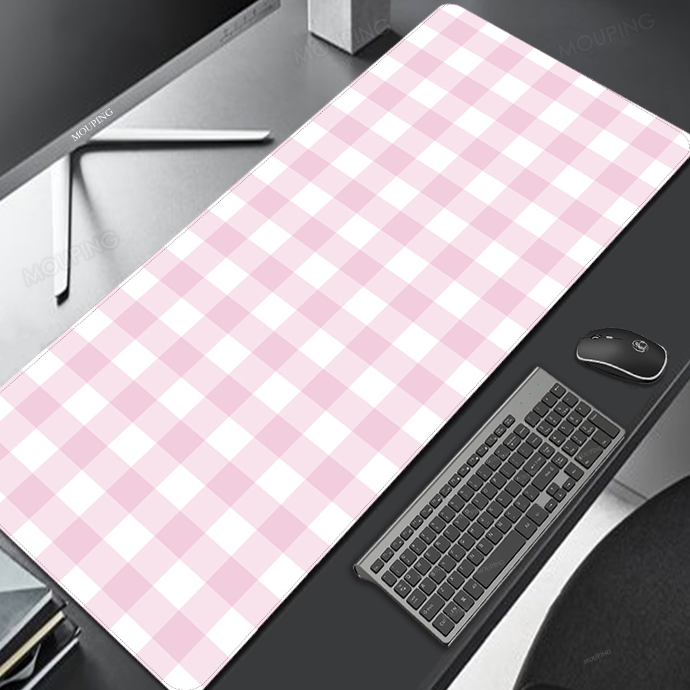 Pink Lattice Mouse Pad Kawaii  - огляд і ціна Laptop Accessories Pink