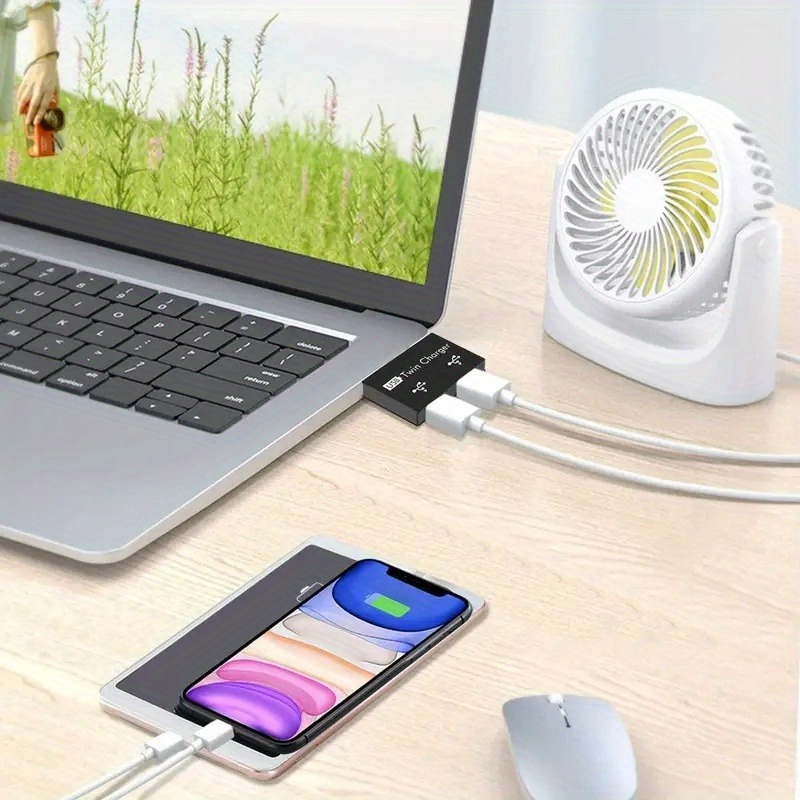 USB2.0 Splitter 1 Male To 2 Po - огляд і ціна Laptop Accessories Macbook