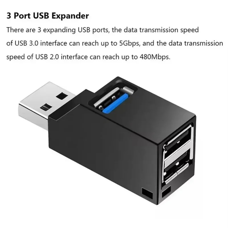 USB 3.0 2.0 Rotatable 3 Ports  - огляд і ціна Laptop Accessories Macbook