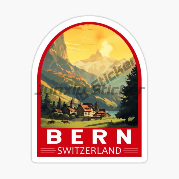 BERN SWITZERLAND Flag Car Stic - огляд і ціна Laptop Accessories And Parts