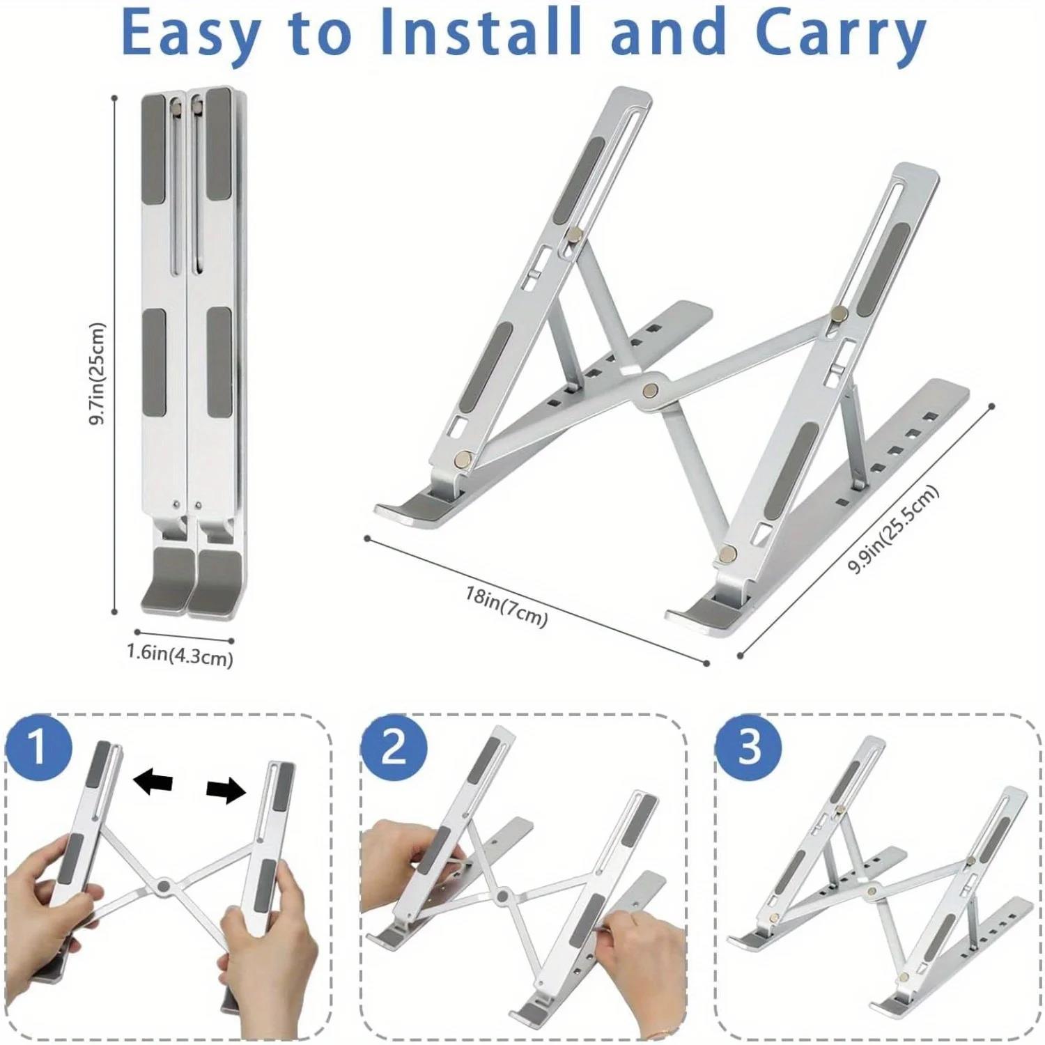 Non-Slip Lifting Riser Laptop  - огляд і ціна Laptop Accessories Macbook