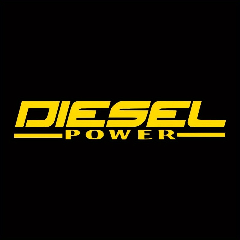 2D Flat Diesel Power Decal Bla - огляд і ціна Yellow Laptop Accessories
