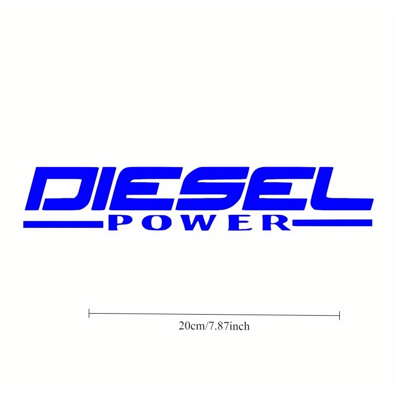 2D Flat Diesel Power Decal Bla - огляд і ціна Yellow Laptop Accessories
