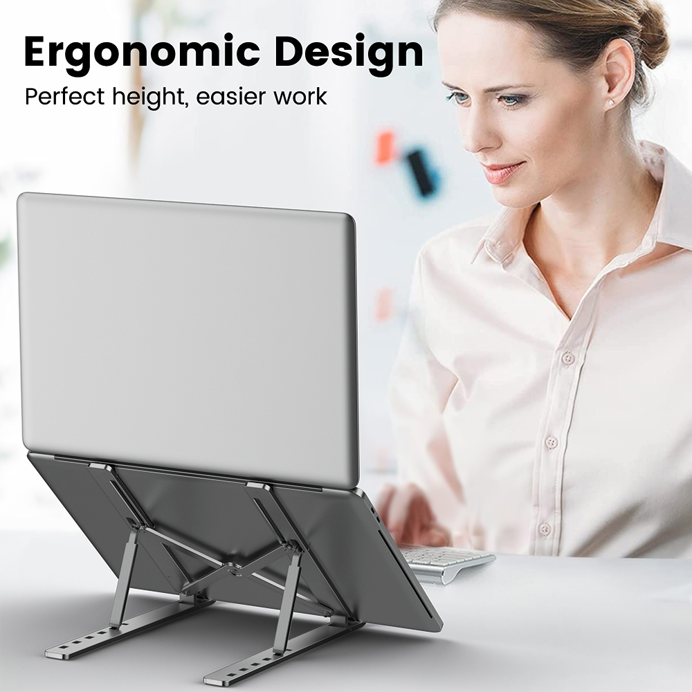 Adjustable Laptop Holder Alumi - огляд і ціна Laptop Accessories Macbook