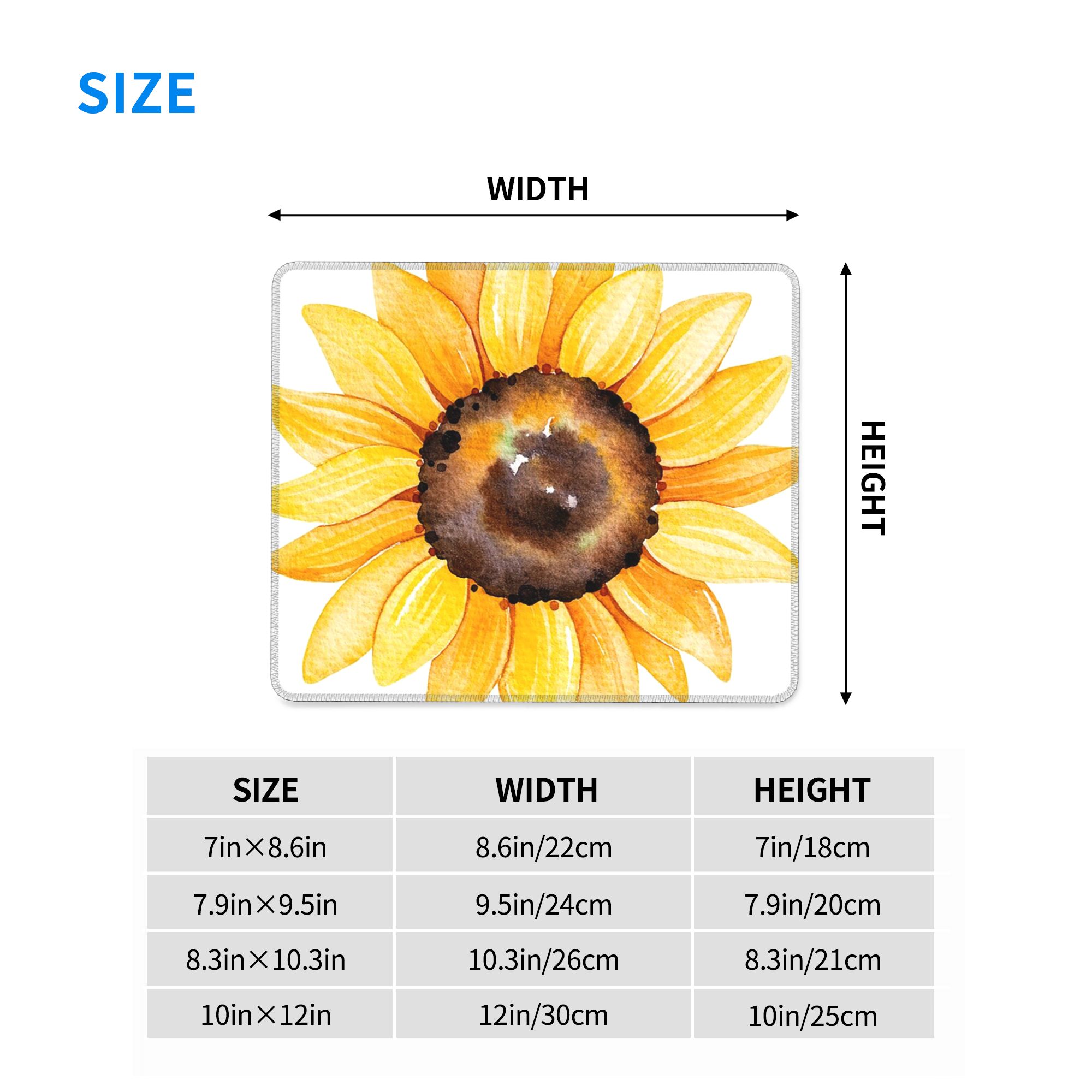 Watercolor Sunflower Vibrant Y - огляд і ціна Yellow Laptop Accessories