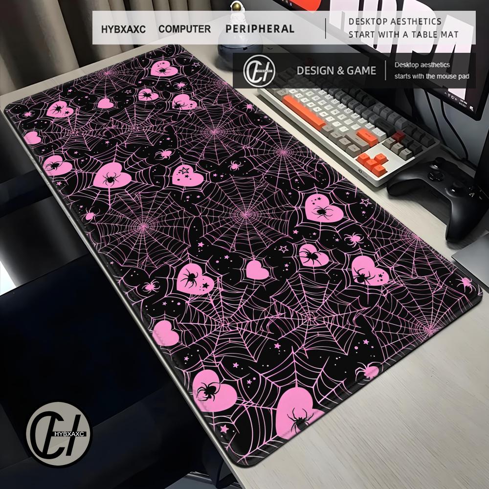 90x40 White or Pink Spiderweb  - огляд і ціна Laptop Accessories Pink
