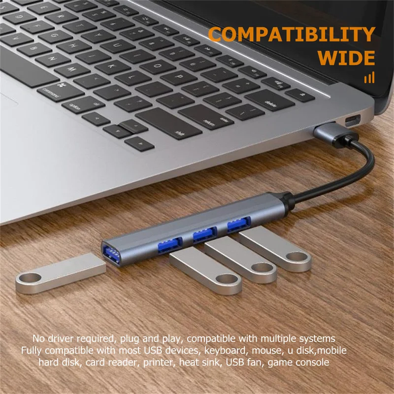 4-Port USB-C Hub 3.0/3.1-Multi - огляд і ціна Laptop Accessories Macbook