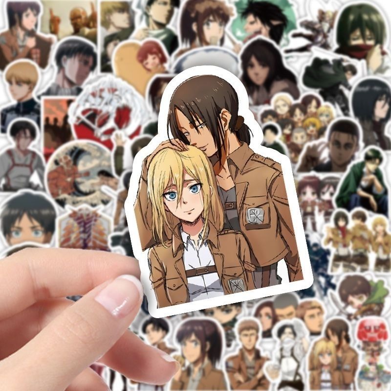 60Pcs Attack on Titan Anime St - огляд і ціна Laptop Accessories And Parts