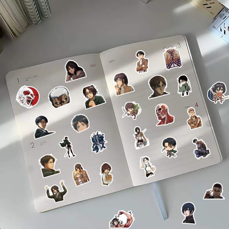 60Pcs Attack on Titan Anime St - огляд і ціна Laptop Accessories And Parts