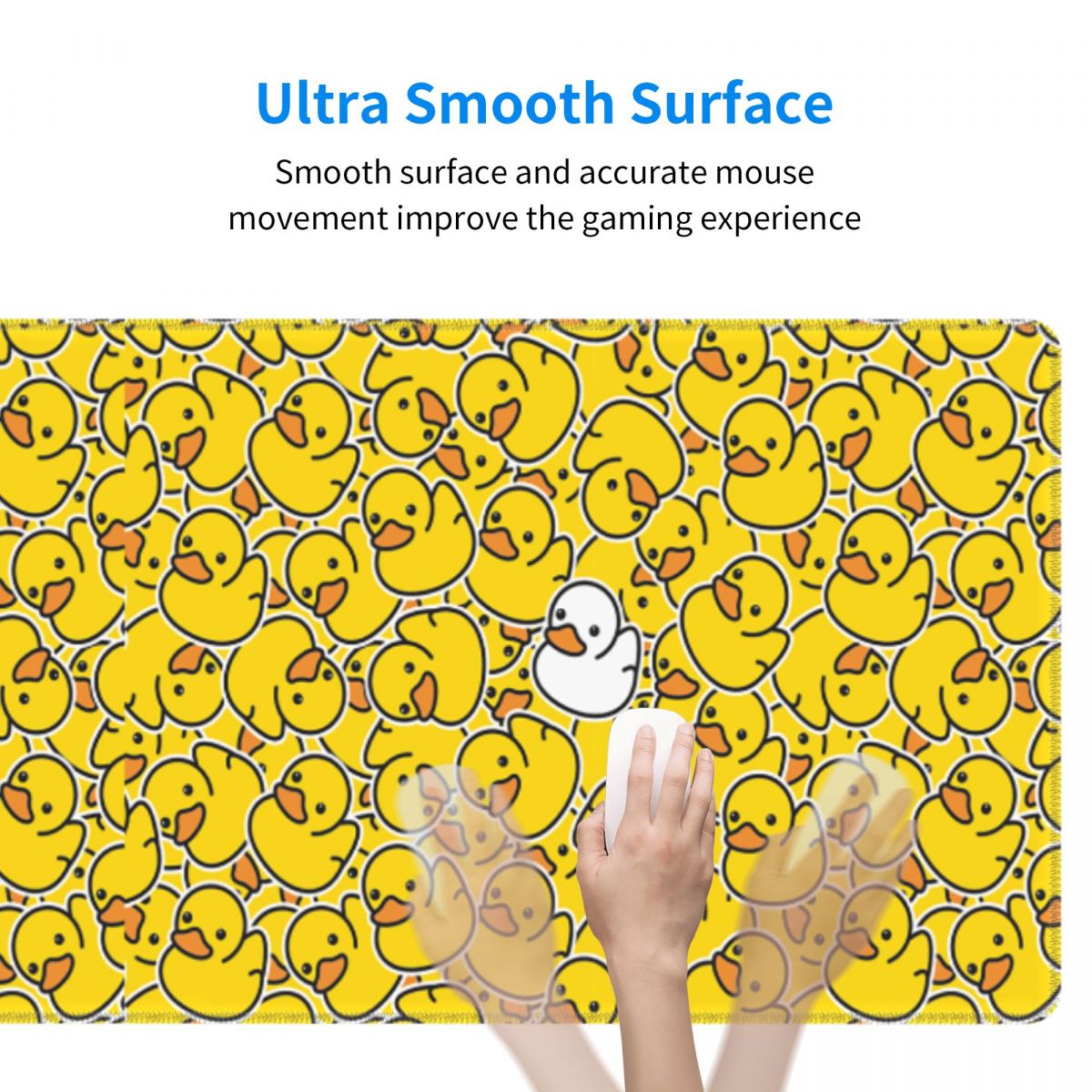 Yellow Duck Pattern Large Mous - огляд і ціна Yellow Laptop Accessories
