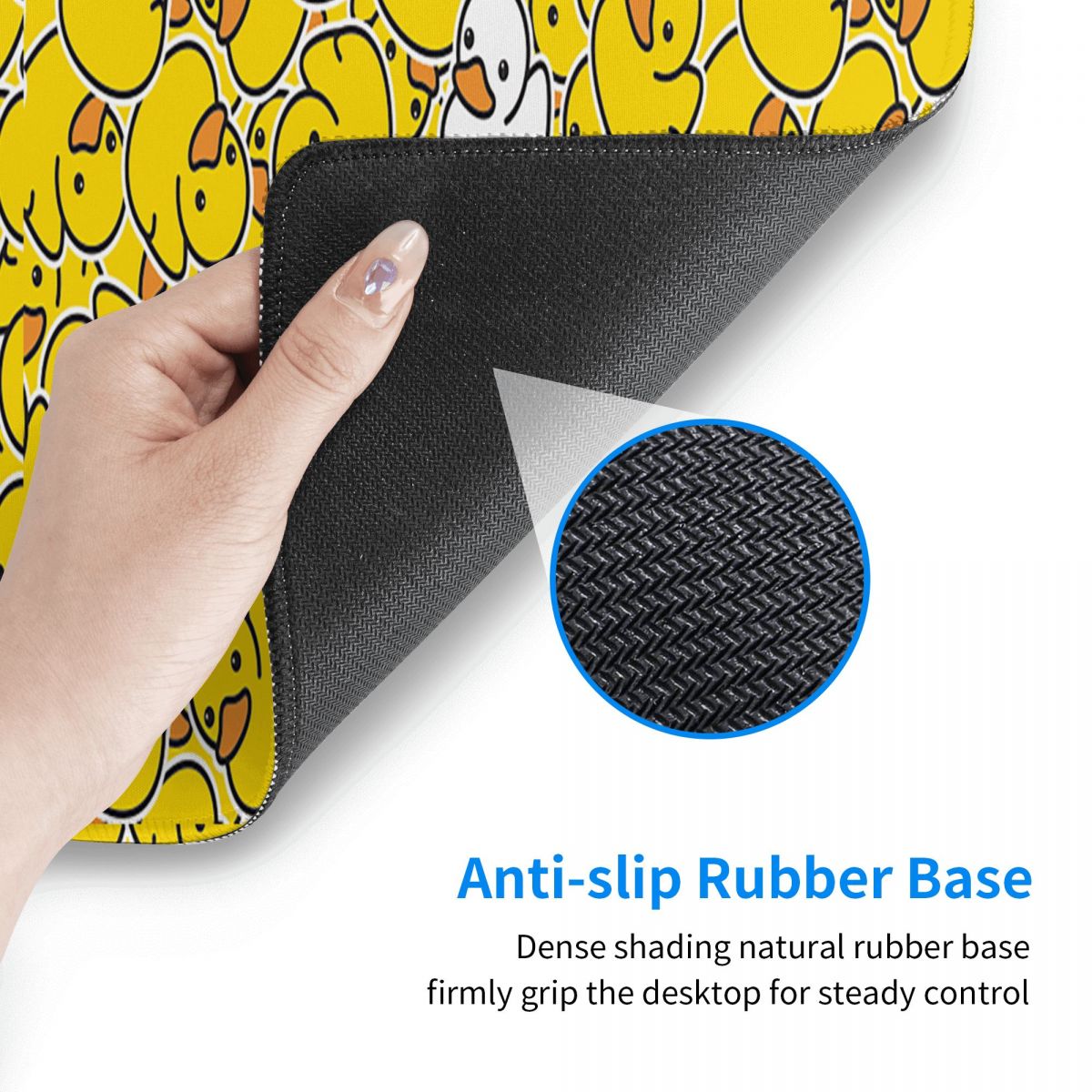 Yellow Duck Pattern Large Mous - огляд і ціна Yellow Laptop Accessories