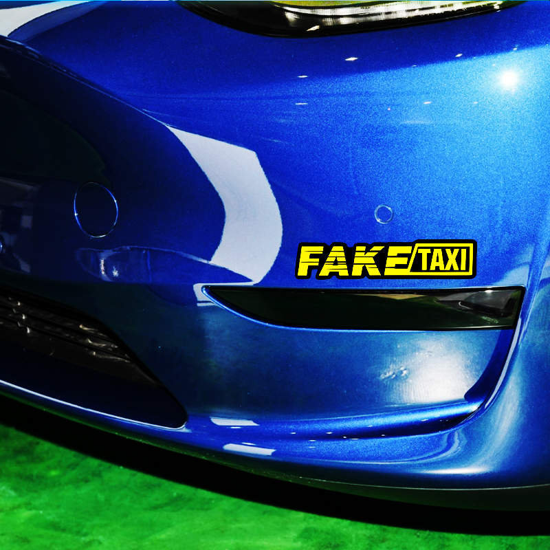 Yellow Fake Taxi Logo Pvc Wate - огляд і ціна Yellow Laptop Accessories