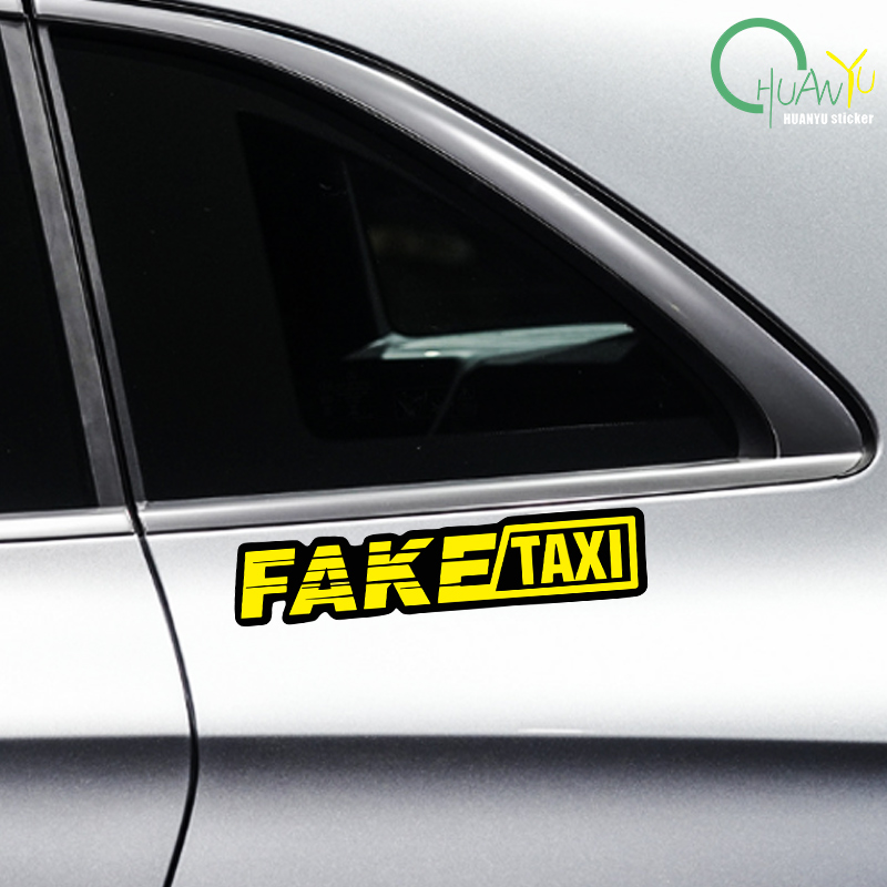 Yellow Fake Taxi Logo Pvc Wate - огляд і ціна Yellow Laptop Accessories