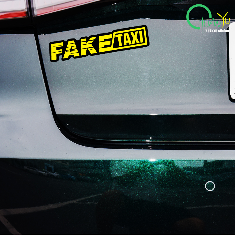 Yellow Fake Taxi Logo Pvc Wate - огляд і ціна Yellow Laptop Accessories
