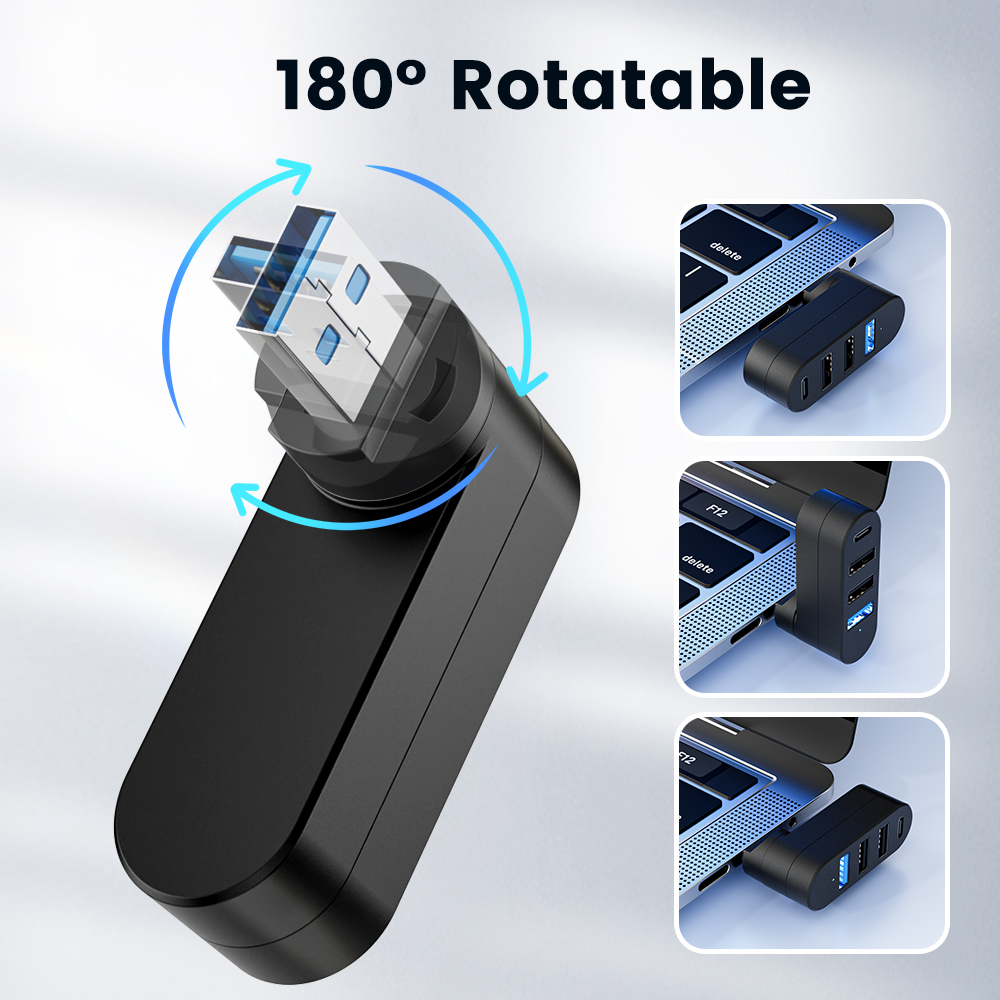 USB Hub 3.0 Mini Splitter Box  - огляд і ціна Laptop Accessories Macbook