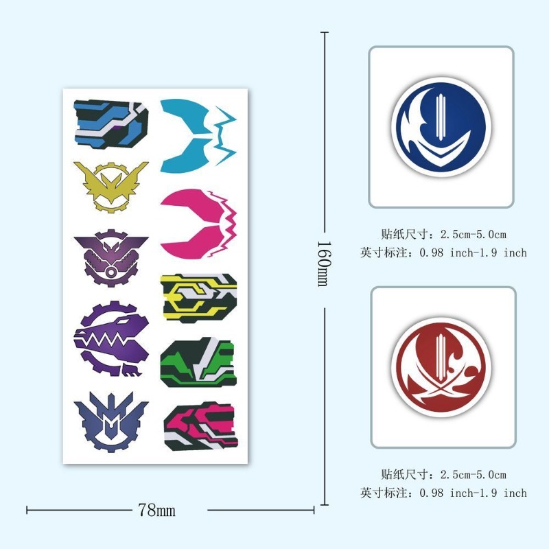 60 Sheets Kamen Rider Logo Sti - огляд і ціна Laptop Accessories And Parts